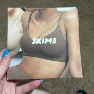 Skims black bralette